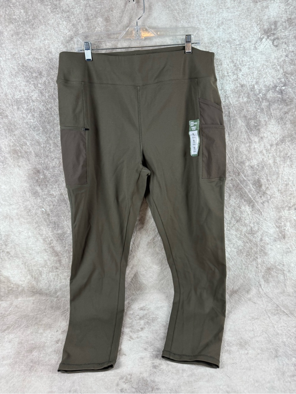Carhartt Women’s  Olive/Tan Cargo Leggings Work Pants. XL